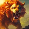 Beast Lion Diamond Painting