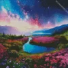 Beautiful Galaxy Landscape Diamond Painting