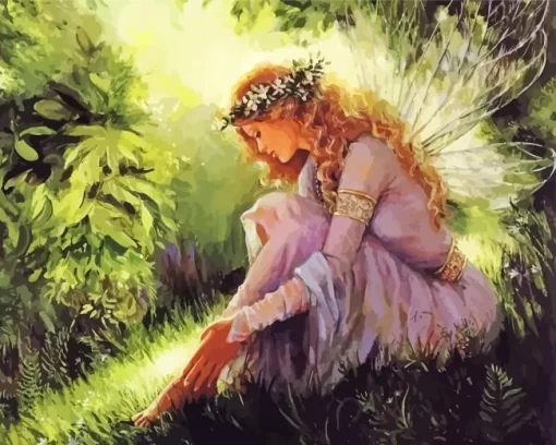 Blond Fairy Diamond Painting