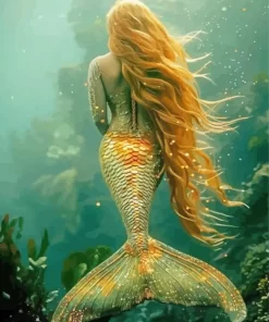 Blond Mermaid Diamond Painting