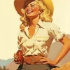 Blonde Cowgirl Diamond Painting