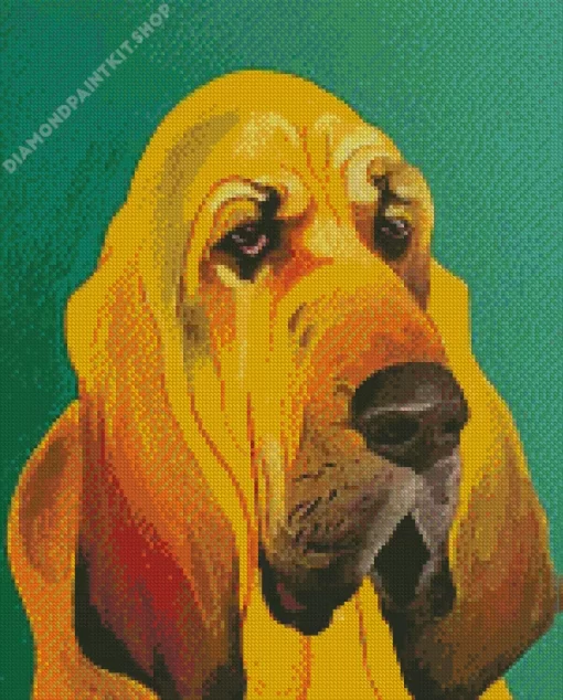 Bloodhound Dog Diamond Painting