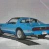 Blue 1979 Firebird Diamond Painting