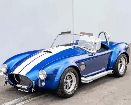 Blue Ac Cobra Diamond Painting