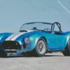 Blue Ac Cobra Car Diamond Painting