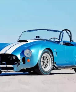 Blue Ac Cobra Car Diamond Painting