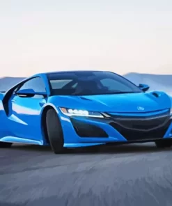 Blue Acura Nsx Car Diamond Painting