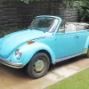 Blue Beetle Convertible Diamond Painting