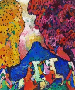 Blue Mountain By Wassily Kandinsky Diamond Painting