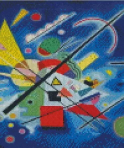 Blue Painting By Wassily Kandinsky Diamond Painting