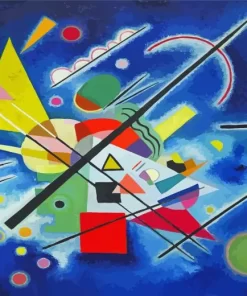 Blue Painting By Wassily Kandinsky Diamond Painting