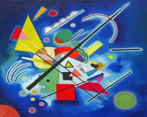 Blue Painting By Wassily Kandinsky Diamond Painting