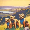 Brown Schnauzers Diamond Painting