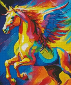 Colorful Fabulous Unicorn Diamond Painting