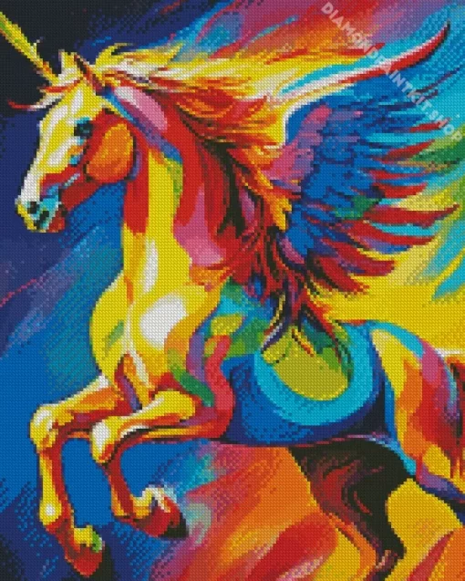 Colorful Fabulous Unicorn Diamond Painting