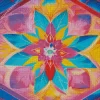 Colorful Flowers Mandala Diamond Painting