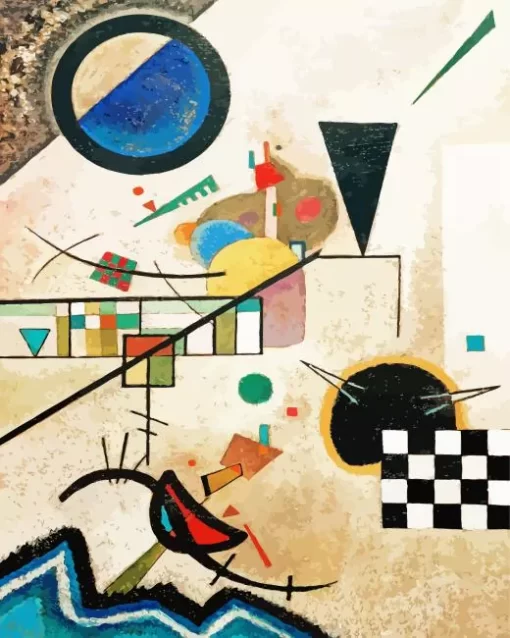 Contrasting Sounds By Wassily Kandinsky Diamond Painting