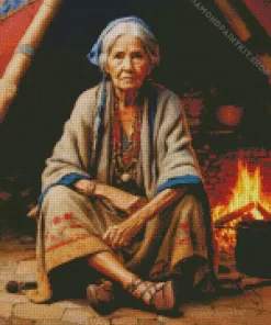 Cool Grandmother Diamond Painting