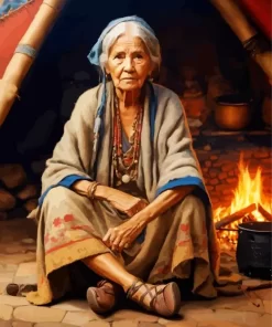 Cool Grandmother Diamond Painting