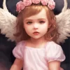 Cute Girl Angel Art Diamond Painting