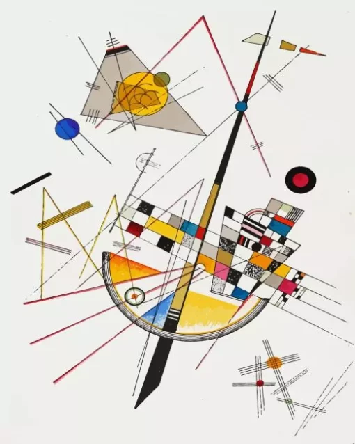 Delicate Tension By Wassily Kandinsky Diamond Painting