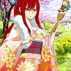 Erza Kimono Art Diamond Painting