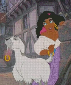 Esmeralda Hunchback Of Notre Dame Diamond Painting