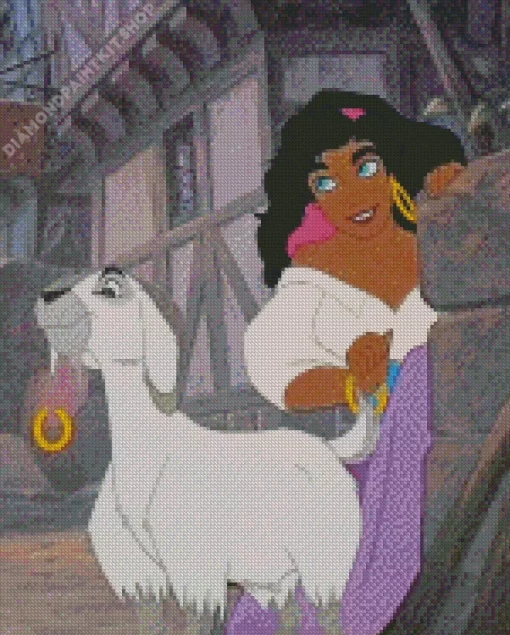 Esmeralda Hunchback Of Notre Dame Diamond Painting