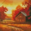 Fall Farmhouse Diamond Painting