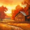 Fall Farmhouse Diamond Painting