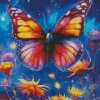 Fantasy Butterfly And Flowers Diamond Painting