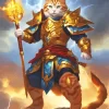 Fantasy Cat Artwork Diamond Painting