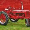 Farmall Red Tractor Diamond Painting