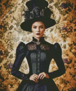 Female Victorian Steampunk Diamond Painting