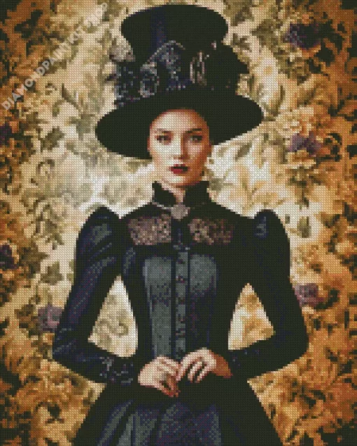 Female Victorian Steampunk Diamond Painting