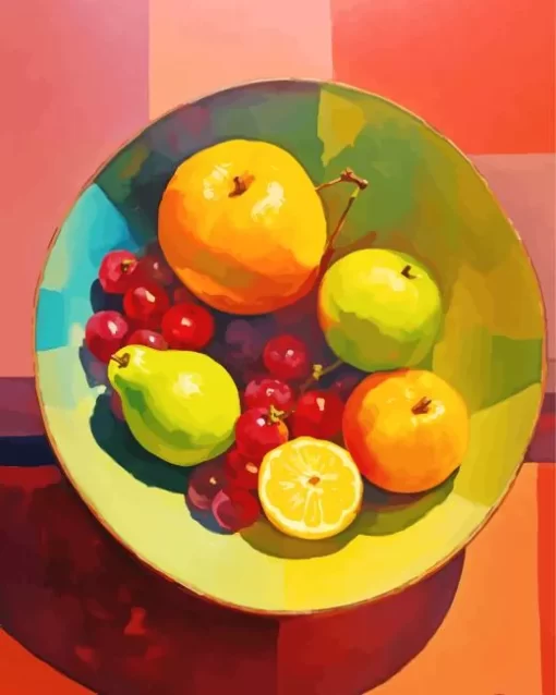 Fruit Bowl Art Diamond Painting