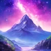 Galaxy Mountain Landscape Diamond Painting