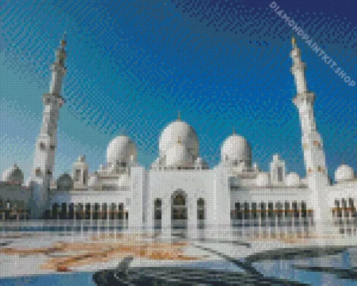 Grand Bur Dubai Masjid Diamond Painting