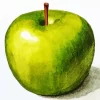 Green Apple Diamond Painting