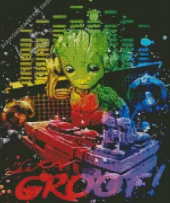 Groot Dj Art Diamond Painting