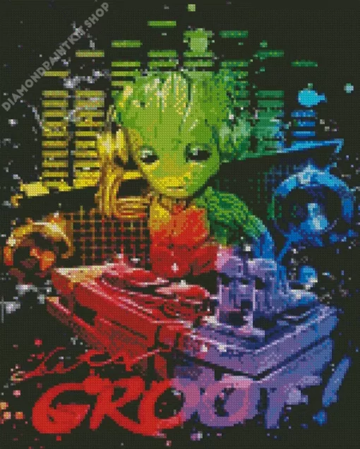 Groot Dj Art Diamond Painting