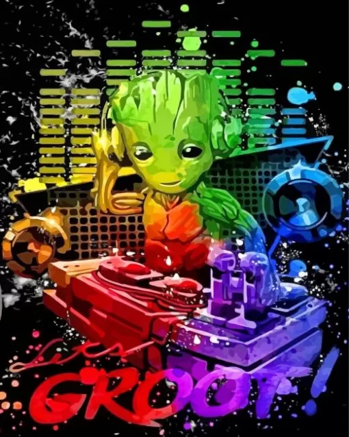 Groot Dj Art Diamond Painting