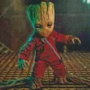 Groot In Suit Hero Diamond Painting