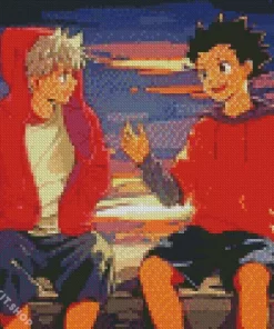 Grown Up Gon And Killua Anime Diamond Painting