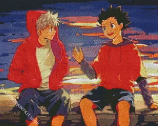 Grown Up Gon And Killua Anime Diamond Painting