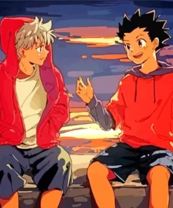 Grown Up Gon And Killua Anime Diamond Painting