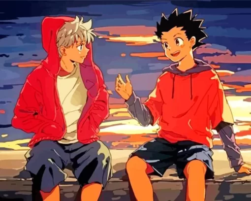 Grown Up Gon And Killua Anime Diamond Painting