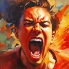 Man Screaming Diamond Painting