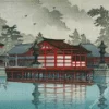 Miyajima In De Mist Diamond Painting