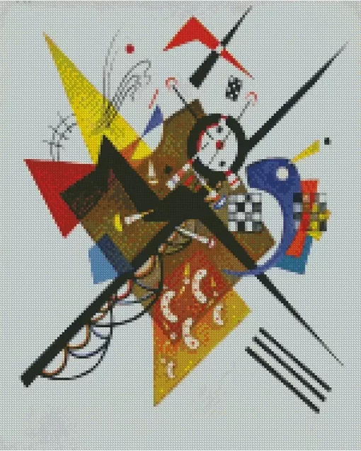 On White II By Wassily Kandinsky Diamond Painting